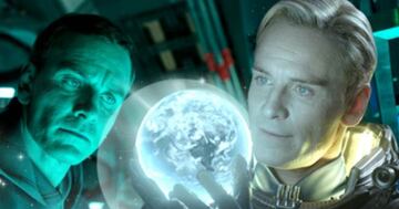 Michael Fassbender encarna por partida doble a David y Walter, los androides censurados en China.