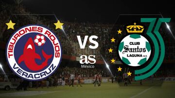 Veracruz &ndash; Santos Laguna en vivo: Liga MX, jornada 10