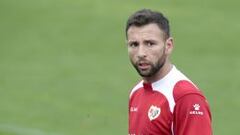 Razvan Rat, en el entrenamiento del Rayo.