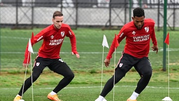 Miguel Ángel Borja, delantero colombiano de River Plate