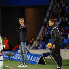 Imanol cree que la Real “ha merecido los tres puntos” contra el Alavés