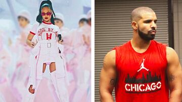 Rihanna y Drake. Imágenes: Instagram