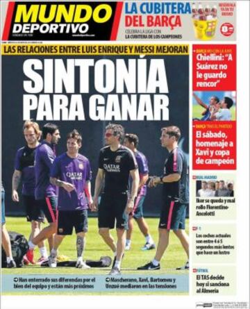 Portadas de la prensa deportiva