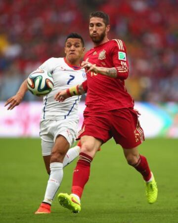 Sergio Ramos y Alexis Sánchez.