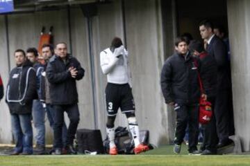 Modou Jadama, el joven central de Colo Colo, se lesionó cuando era titular en Copa Chile. No jugado en el Apertura.