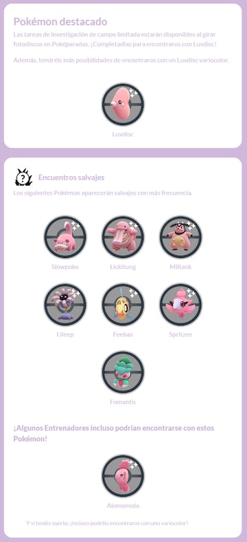 Pok¨¦mon GO Luvdisc
