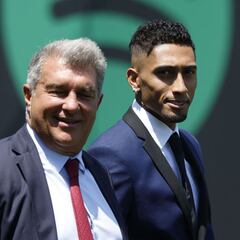 Cara a cara Laporta-Raphinha