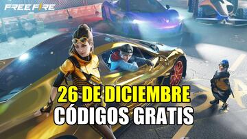 Free Fire códigos gratis 26 de diciembre 2024 cómo canjear