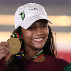 Aurelien Giraud y Rayssa Leal, campeones del mundo de skate