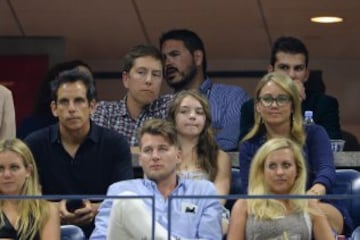 Ben Stiller con su hija Ella Olivia Stiller y su esposa Christine Joan Taylor-Stiller.