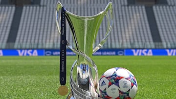 Trofeo de la Champions League femenina.