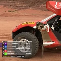 Sainz y Al Attiyah chocan en su reencuentro