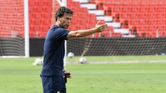 Joan Francesc Sicilia "Rubi", entrenador de la UD Almería.