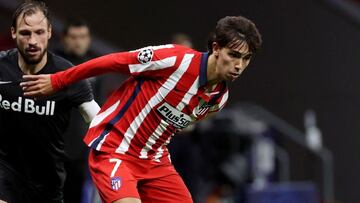 João Félix, durante el Atlético-Salzburgo.