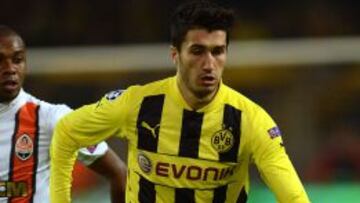 Sahin, con el Borussia.