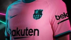 Messi and Ansu Fati star in new Barcelona third pink kit launch