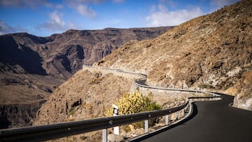 Tramo del Rally Islas Canarias.
