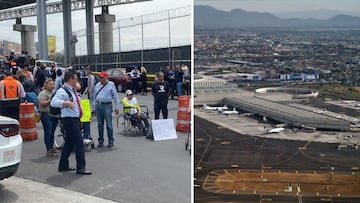 Bloqueo en Terminal 1 del AICM: qué pasó en Circuito Interior, cuáles son las exigencias y últimas noticias