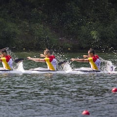El K4 500 golpea a Alemania: victoria y directos a la final