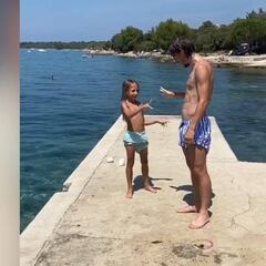 Modric y su hijo o cómo enternecer a todo Instagram