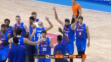 Una daga al coraz車n merengue: as赤 finiquit車 Mirotic el partido con celebraci車n incluida