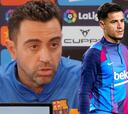 Xavi se despide de Coutinho