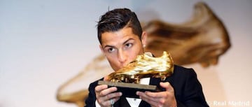 Ronaldo scooped the prize in 2015