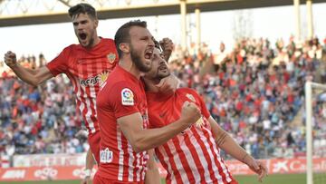 Jugadores del Almería.