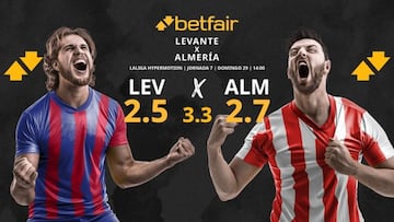 Levante UD vs. UD Almería: horario, TV, pronósticos, estadísticas y clasificación