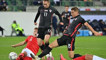 Pasalic hace el gol de Croacia ante Suiza.