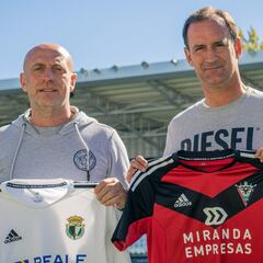 El Mirandés quiere frenar la euforia del Burgos en el derbi