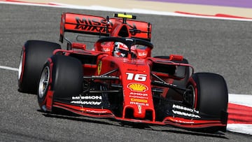 Charles Leclerc (Ferrari SF90, Bahréin. F1 2019).