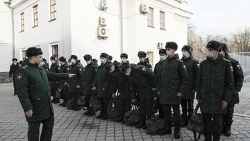 Reclutas del Ejército ruso