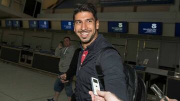 Eduardo Herrera ya está en Escocia para firmar contrato