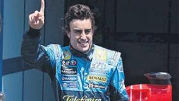 <b>CONFIADO. </b>Alonso cree que el trabajo de Renault y Michelin puede devolverle a lo más alto.