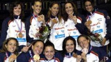 <B>OTRA MEDALLA</B>. El equipo español de natación sincronizada sumó una nueva medalla y demostró estar muy cerca de las rusas.