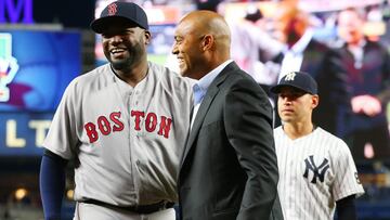 David Ortiz disfrut&oacute; de una bonita ceremonia de despedida en el Yankee Stadium junto a su amigo Mariano Rivera.