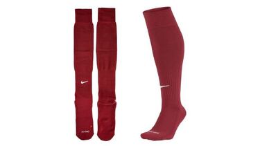 Estos calcetines Nike para fútbol vienen en cinco colores y tienen 4,700 opiniones en Amazon México