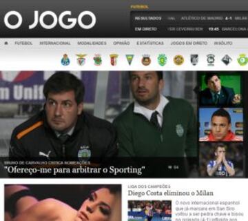 Portadas de la prensa extranjera