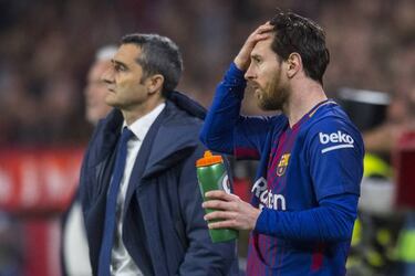 Valverde: "Messi still has pains"