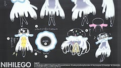 Arte conceptual y diseños de Pokémon Sol y Luna