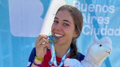 La patinadora española consigue el oro en los World Skate Games de argentina.