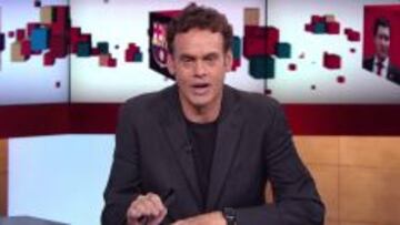 David Faitelson en la transmisión de su programa.