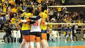 La Selecci&oacute;n Colombia de Voleibol Femenino clasific&oacute; al Mundial por primera vez en la historia y en el &uacute;ltimo juego del Sudamericano derrot&oacute; a Brasil