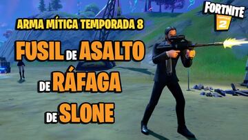 &iquest;C&oacute;mo conseguir el Fusil de Asalto de R&aacute;faga de la Doctora Slone en Fortnite Temporada 8?