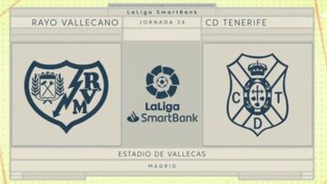 Resumen y gol del Rayo vs Tenerife de la Liga SmartBank