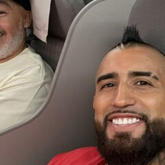 Vidal no le teme a nada y ya viajó para jugar por la Roja