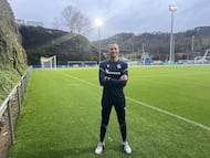 Borja Viguera entrena en la actualidad a equipos de la cantera de la Real Sociedad.