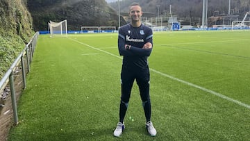 Borja Viguera entrena en la actualidad a equipos de la cantera de la Real Sociedad.