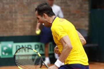 Santiago Giraldo guió el triunfo de Colombia en la Copa Davis.